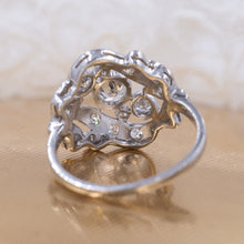 Art Deco Platinum & Diamond Cocktail Ring