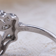 Art Deco Platinum & Diamond Cocktail Ring