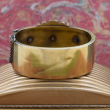 Victorian Ornate Hinged Floral Cuff