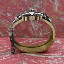 Victorian Ornate Hinged Floral Cuff