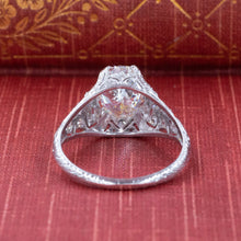 2.01 Carat Oval-Cut Filigree Diamond Ring