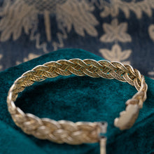 Antique Braided Gold Bracelet