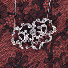 Midcentury Platinum & Diamond Necklace