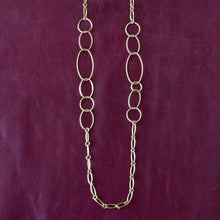 David Yurman Sculpted Oval Link Necklace