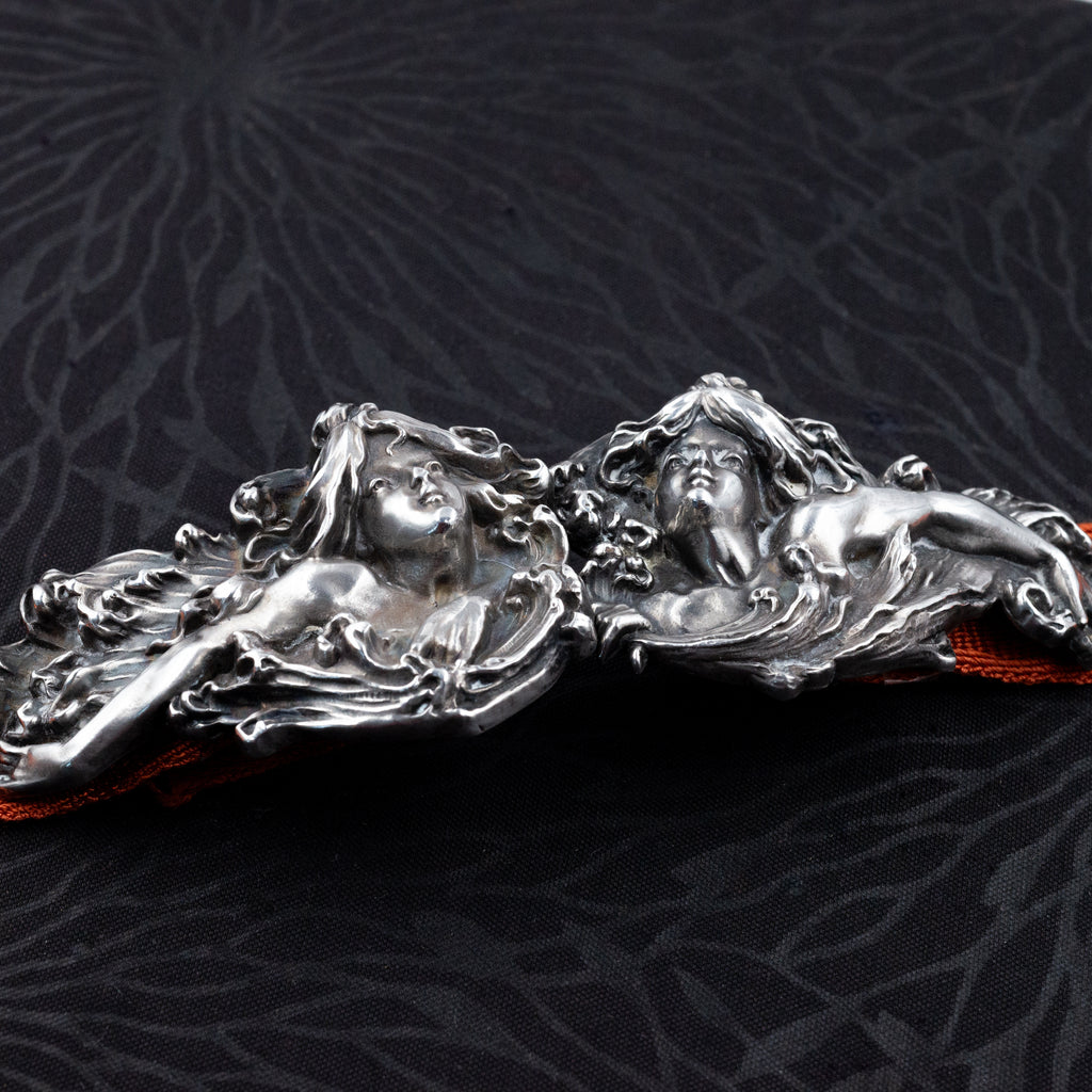 Art Nouveau Sterling Buckle by William Kerr – Pippin Vintage  display picture 1