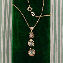 Victorian 3-Stone Diamond Pendant
