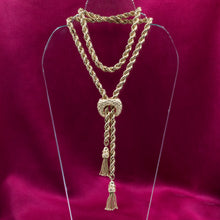 Adjustable Rope Chain Necklace c. 1980s