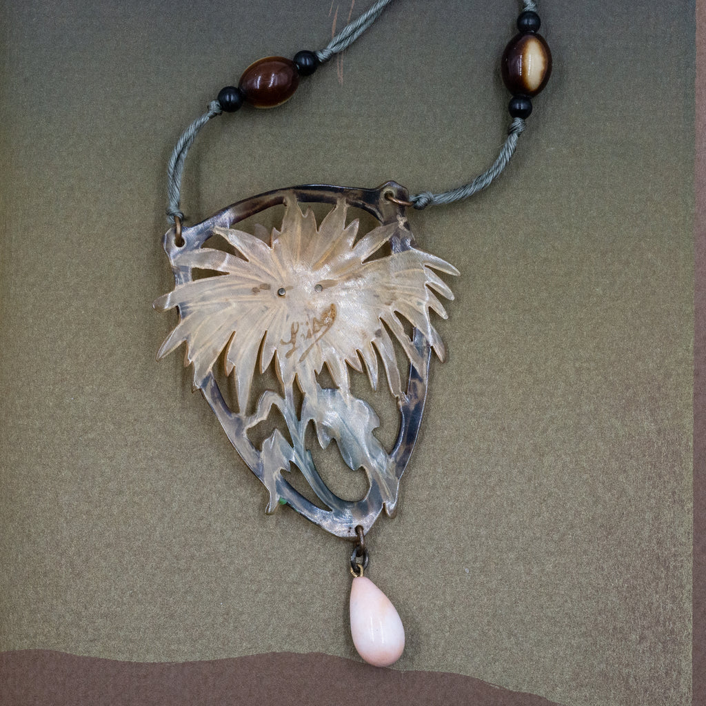 French Horn Arts and Crafts Necklace By Elizabeth Bonté – Pippin