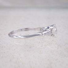 Midcentury 1.15 Carat Recut Diamond Ring