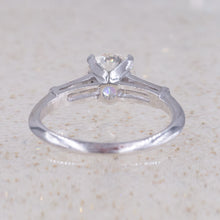 Midcentury 1.15 Carat Recut Diamond Ring