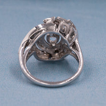 Midcentury 1.50 Carat Diamond Swirl Ring