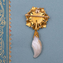 Victorian Persian Turquoise & Pearl Brooch/Pendant