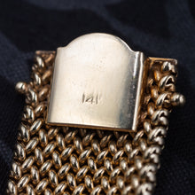 Mid-Century Woven Gold Bracelet
