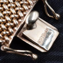 Mid-Century Woven Gold Bracelet