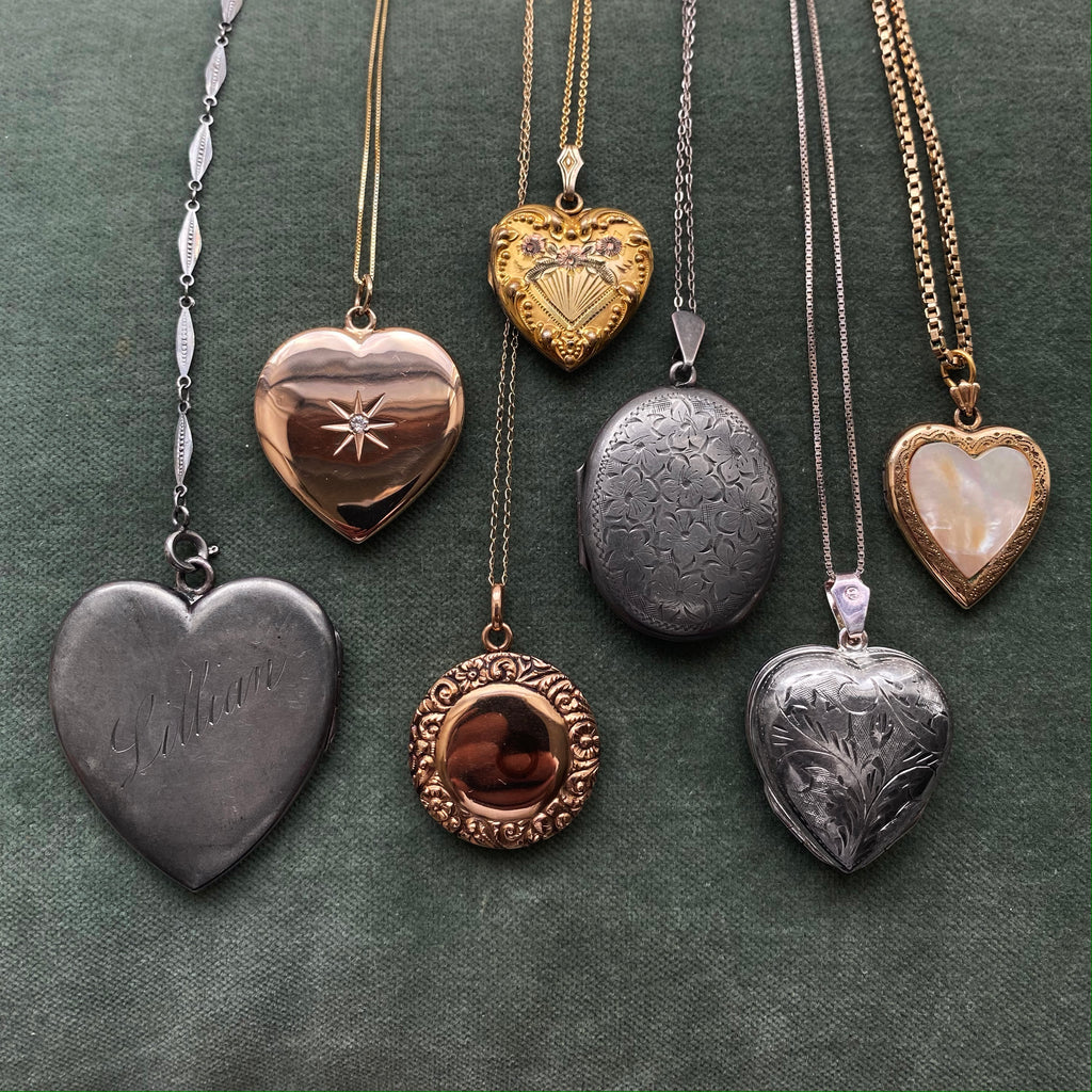 Antique Gold Lockets For Sale Heart Locket Vintage Inspired