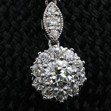 5 Carat Old European Diamond Drop Earrings