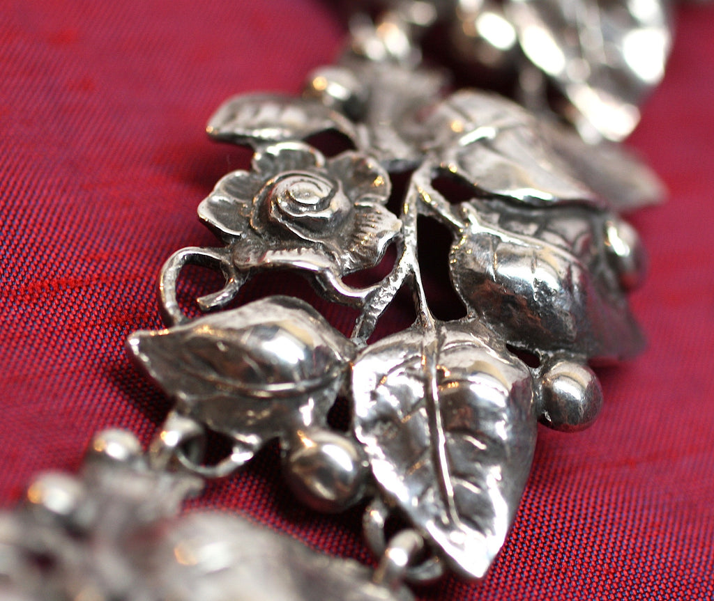 お買い得商店街 Circa 1930 Jewelry Vintage Pippin – Bracelet Sterling Cini シルバー