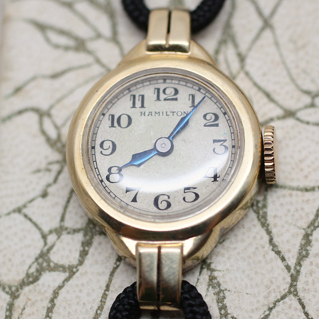 Circa 1930 14K Hamilton Ladies Watch – Pippin Vintage Jewelry