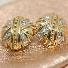 Circa 1980 14K Diamond Earrings