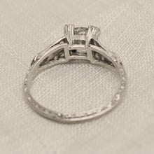 Circa 1920 Platinum & Diamond Engagement Ring