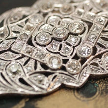 Circa 1900 Platinum & Diamond Brooch