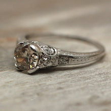 Circa 1920 Platinum & Diamond Ring