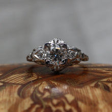 1920's 18k Filigree GIA Certified Diamond Ring