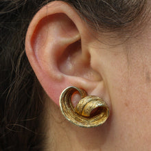 1930-50 14k Swirl Earrings