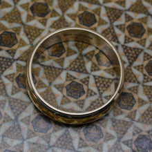 7mm Gold Band with Milgrain Edges