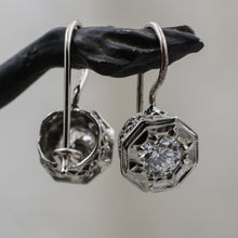 1920s-30s Filigree Diamond Dangles