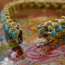 1960s-70s 18k Persian Turquoise Bracelet