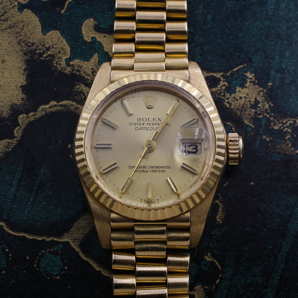 1982 Lady's Oyster Perpetual Datejust Rolex – Pippin Vintage Jewelry