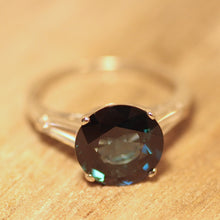 Circa 1950 Sapphire & Diamond Ring