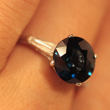 Circa 1950 Sapphire & Diamond Ring