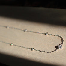 Contemporary "diamonds by the yard" platinum & Diamond Necklace