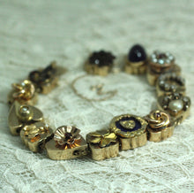 Circa 1910 14 karat gold slide bracelet