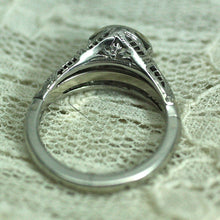 Circa 1920's Platinum & Diamond Engagement ring