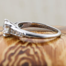 1940s Handmade Platinum Old European Cut Diamond Ring