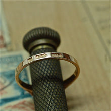Circa 1930 Soviet Russia 14k rose gold diamond engagement ring