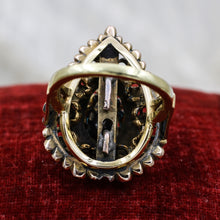 Early Victorian Rose Cut Diamond Pear Ring