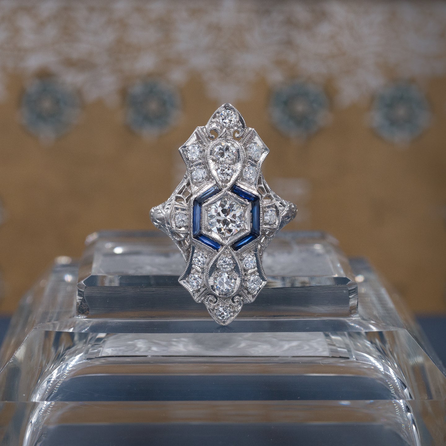 Elegant Deco Dinner Ring c1920