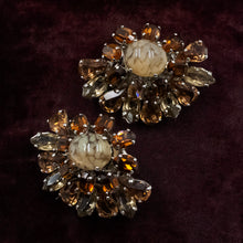 Crystal Clip-on Earrings by Christian Dior 1958
