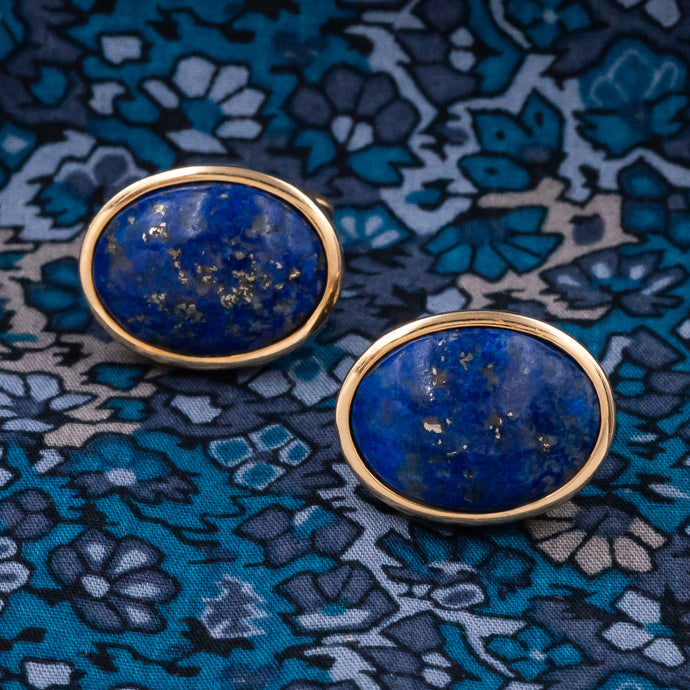 Lapis Lazuli Cufflinks c1980