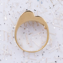 Diamond Pavé Ridged Wave Ring