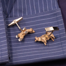 Bull & Bear Market Cufflinks c1980