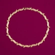 Gold Tilde Collar Necklace c1960