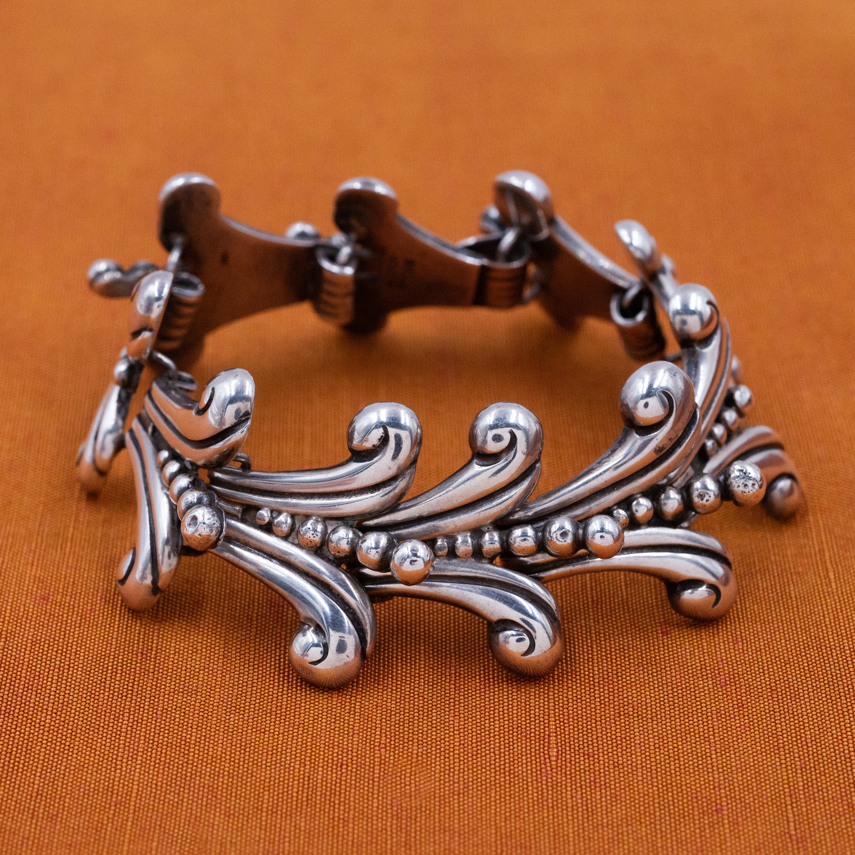 アクセサリー Mexican silver bracelet vintage Vintage 1940s Taxco Mexico Mexican Sterling Silver 925