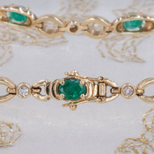 Colombian Emerald & Diamond Bracelet c1980