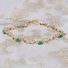 Colombian Emerald & Diamond Bracelet c1980