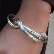 Christofle Sterling Twist Cuff c1970